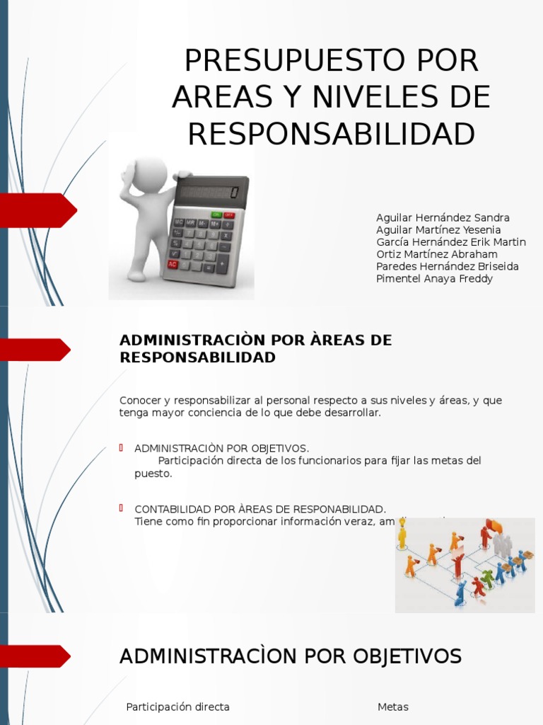 04 Presupuesto Por Areas y Niveles de Responsabilidad (1