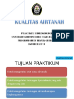 Kualitas Airtanah