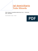 Parcial Domiciliario - Taño Micaela