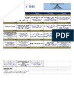 ES Dining Hall Menu - May 2016 - May