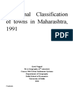 Functional Classification of Towns in Maharashtra