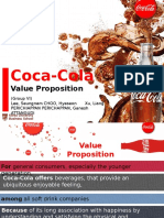 Value Proposition of Coca-Cola Group6 MKT 160404