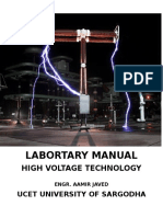 Labortary Manual: High Voltage Technology