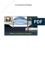 Modern Suspension Bridge Design
