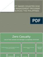 Community Based Disaster Risk Reduction Program Philippines