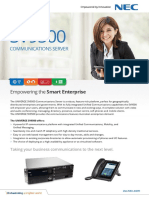 NEC UNIVERGE SV9500 Communication for Government and Enterprise Business