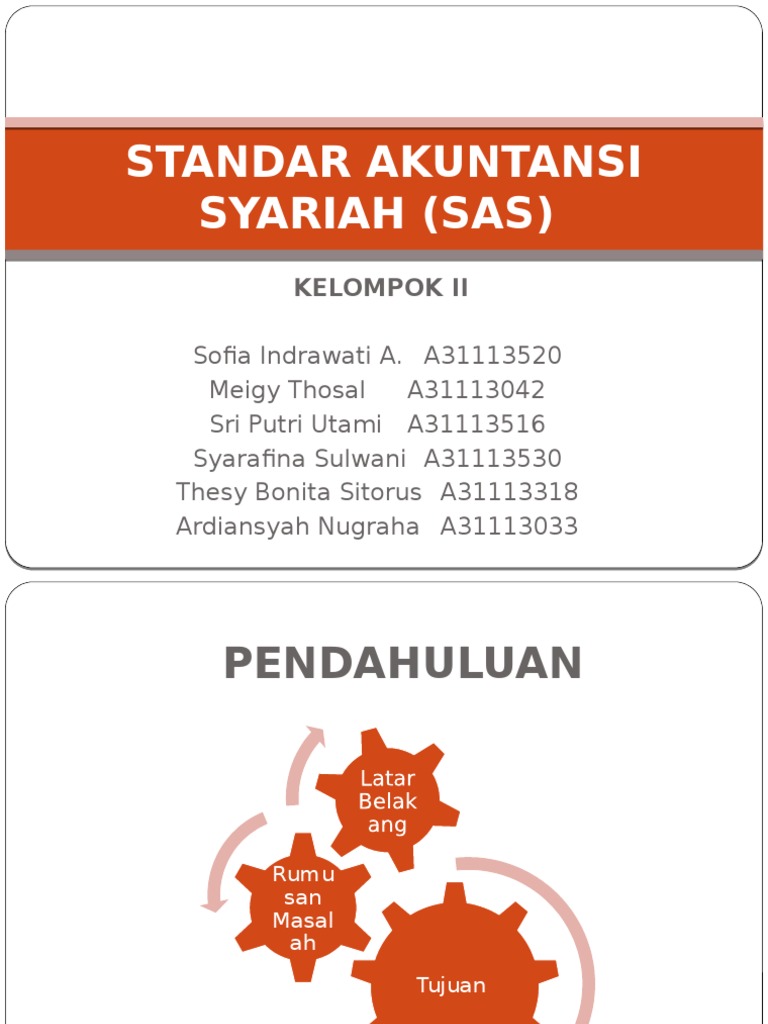 Standar Akuntansi Syariah (SAS)