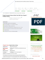Punjab Computer Science Online Test 10th Class Chapter 1 Problem Solving