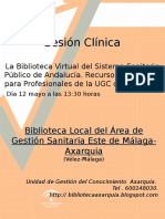 Sesión Clinica UGC Urgencias 12 Mayo UGC COLMENAR