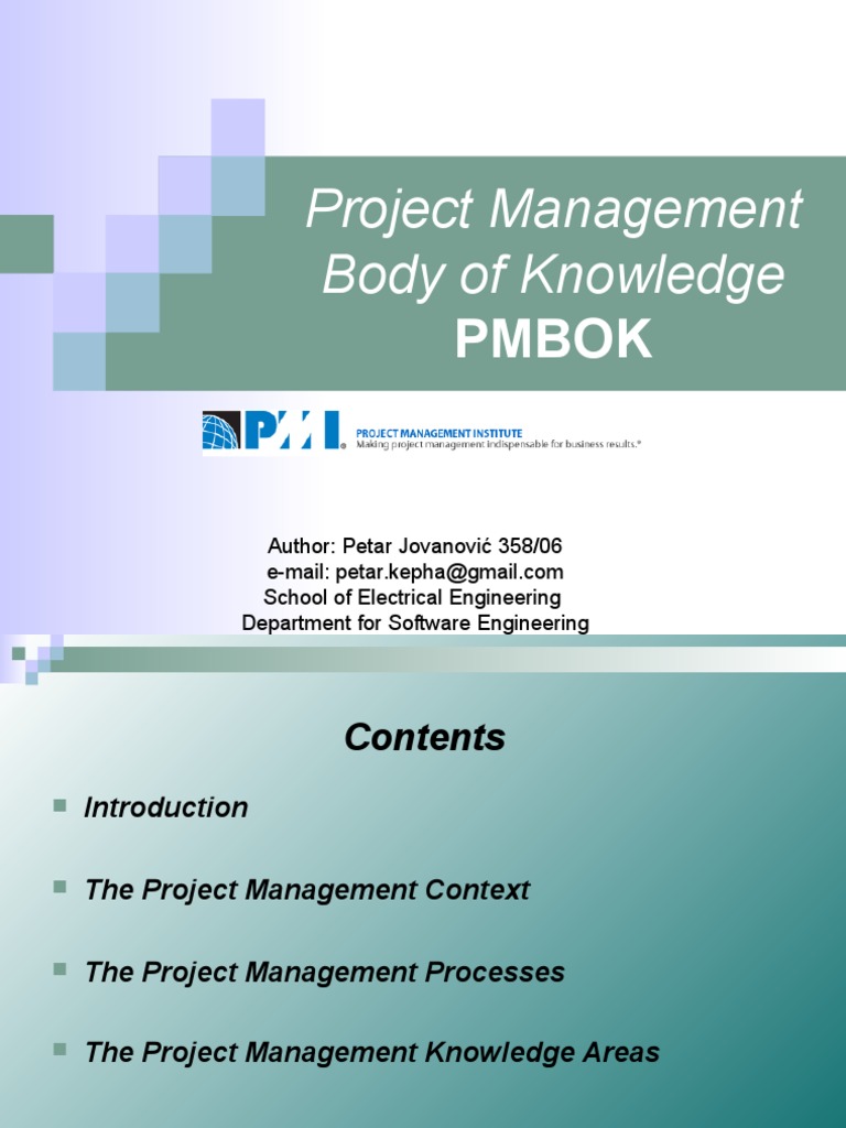 Project Management Knowledge Areas Overview | PDF | Project Management ...