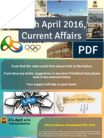 27 April 2016 Current Affair for Competition Exams