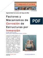 Factores y Mecanismos de Corrosion de Estructuras Por Inmmersión