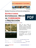 Estructuras Enterradas: Mecanismo de Corrosion y Protección