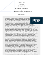 Warren and Others v. Moody and Another, Assignees, Etc, 122 U.S. 132 (1887)