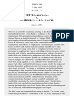 Tuttle v. Detroit, GH & MR Co., 122 U.S. 189 (1887)