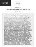 Hamilton v. Liverpool, London & Globe Ins. Co., 136 U.S. 242 (1890)