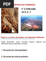 Aula 5 - Depósitos Minerais - Conceitos Gerais.