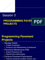 Session 3 - Programming Pavement Projects