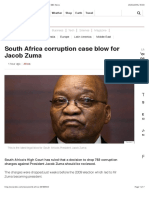 South Africa Corruption Case Blow for Jacob Zuma - BBC News