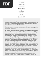 Holmes v. Hurst, 174 U.S. 82 (1899)