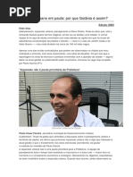 O Espaço Urbano Em Pauta