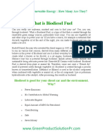 What Is BioDiesel Fuel