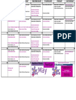 FNT MAY Class Schedule