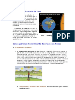 Movimentos da Terra e suas consequências