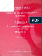 Tratado de Las Enfermedades Mentales - Oswald Bumke Tomo 2