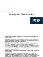 Liberty and Freedom Act