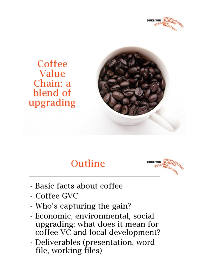 Coffee Value Chain: A Blend of Upgrading | PDF | Coffee | Employment