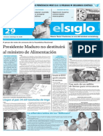 Edición Impresa El Siglo 29-04-2016