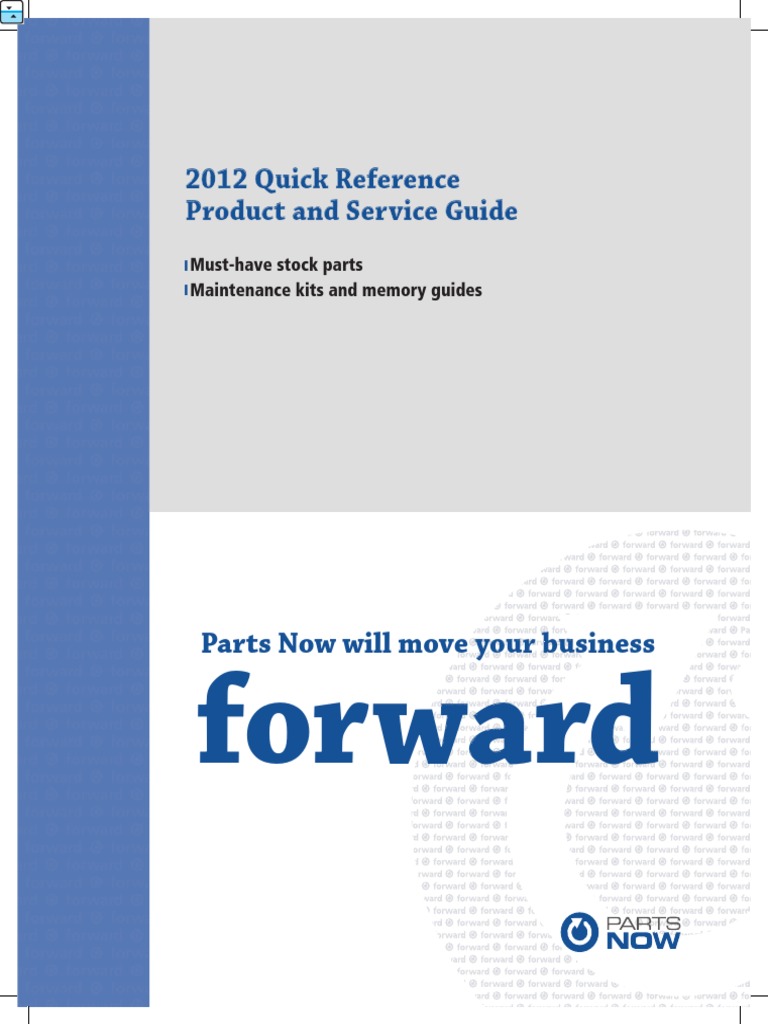 2012 Quick Reference Guide | Printer (Computing) | Photocopier