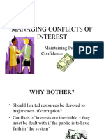 Oxford Conflict Interest Mar04