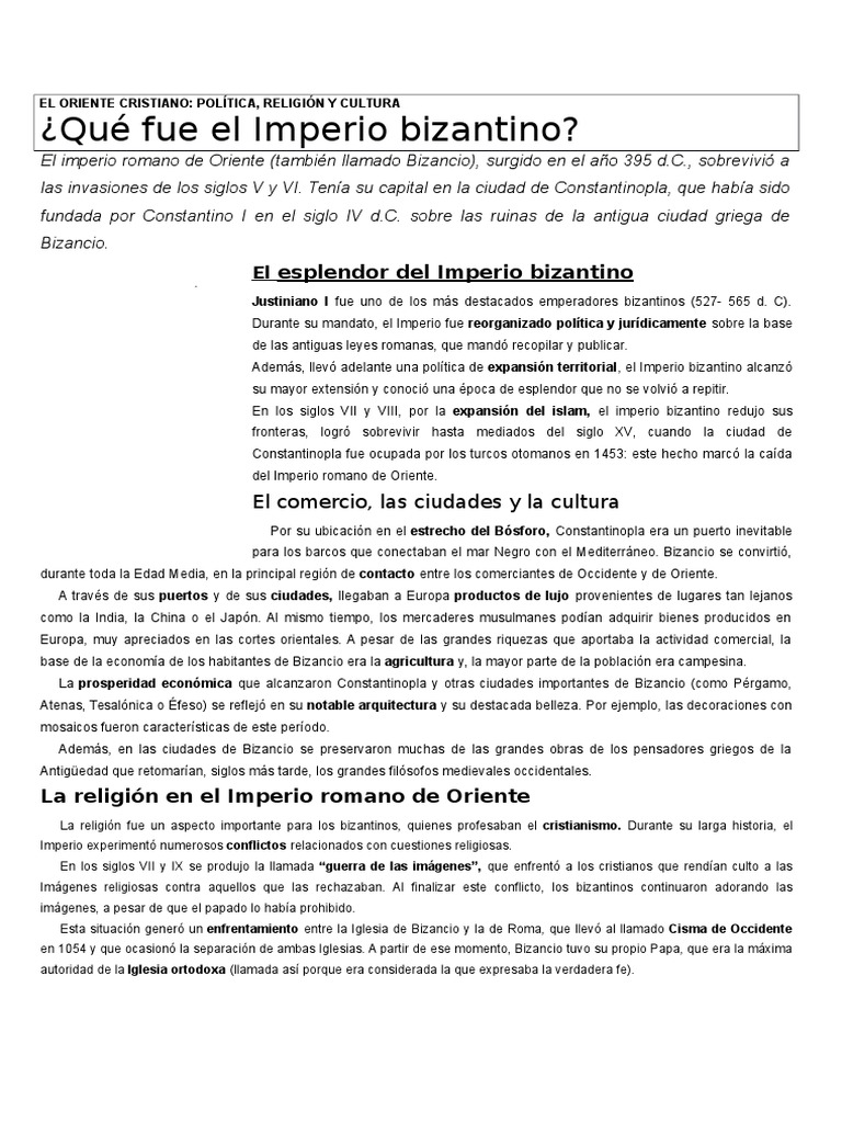 Bizancio y el Islam en la Edad Media | PDF | imperio Bizantino | Mahoma
