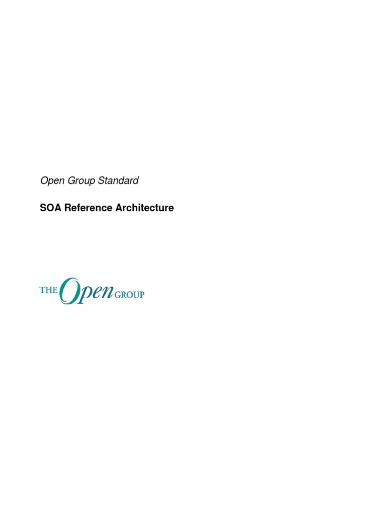 SOA Reference Architecture | PDF