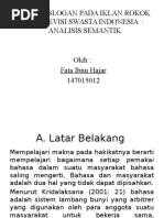 Download Makna Slogan Pada Iklan Rokok Di Televisi Swasta by Fata Ibnu Hajar SN310948255 doc pdf