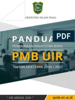 Panduan PMB Universitas Islam Riau