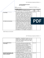 Experience Profile Practicum 2013-2014