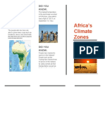 climate zones in africa brochure