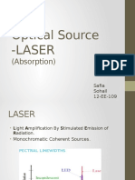 Optical Source - Laser: (Absorption)