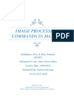 Matlab Code for Image Processing
