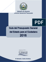 Guia de Presupuesto para El Ciudadano 2016