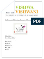 Financial Performance of Vijay Textile Limited