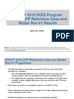 Draft Model Run Results 