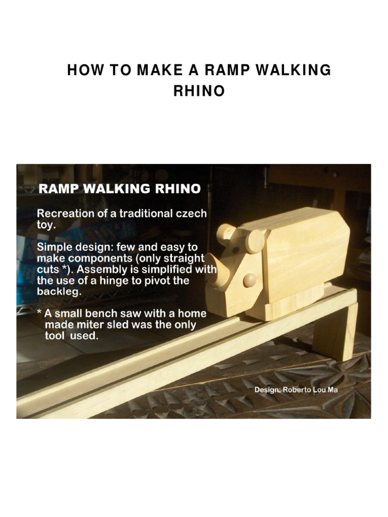 How To Make A Ramp Walking Rhino PDF | PDF