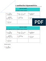 Integración Por Sustitución Trigonométrica