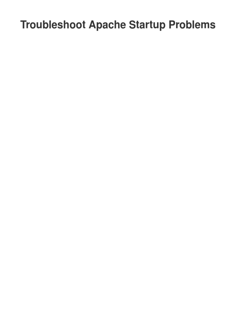 Troubleshooting Common Apache Issues – UJPU