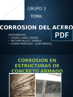 Corrosión de Acero de Refuerzo en El Concreto