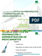 Preparacion y Administracion EV